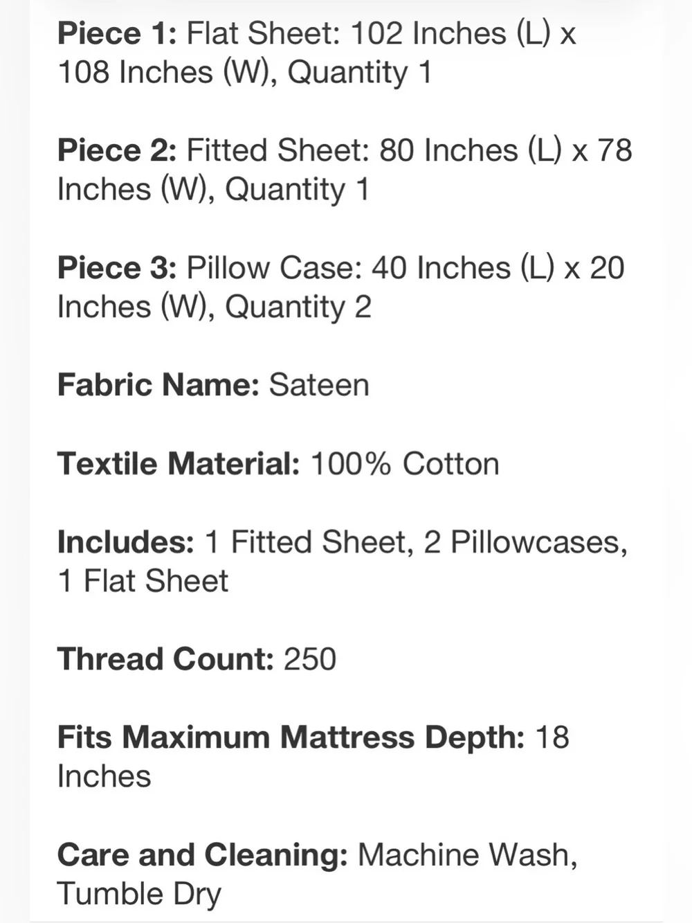 New Jeremiah Brent Home Prewashed Cotton Sateen Weave Sheet Set King Cream